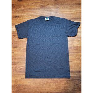 vintage 90s BLANK STRIPED T-Shirt M gray Black super soft‎ 80s Kingstree Classic